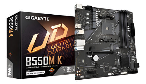 Tarjeta Madre Gigabyte Micro Atx B550m K Am4 Hdmi 128gb Ddr4