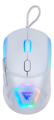 Mouse Gamer Game Factor Óptico Mog530 Alámb 12.000dpi Blanco