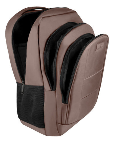 Perfect Choice Mochila Comfort Para Laptop 15.6  - 17' Taupe