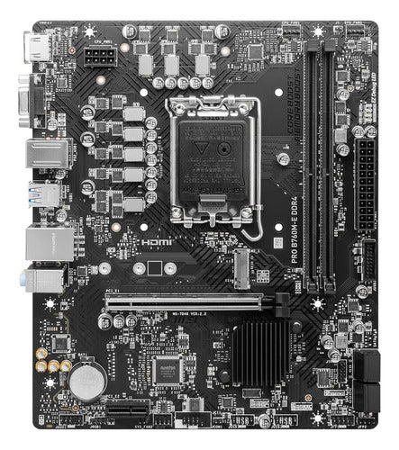 Tarjeta Madre Msi Micro-atx Pro B760m-e Ddr4 S-1700 64gb