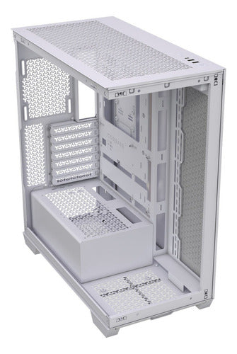 Gabinete Corsair Icue Link 3500x Rgb, Midi-tower Blanco