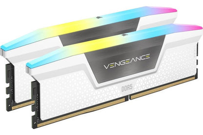 Kit Memoria Ram Corsair Rgb Ddr5 4800mhz 64gb 2x32gb Blanco