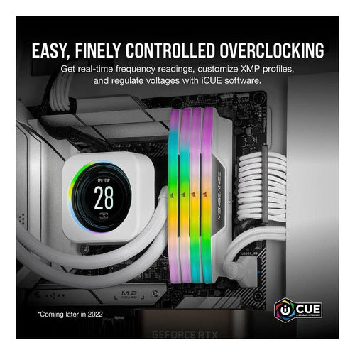 Kit Memoria Ram Corsair Rgb Ddr5 4800mhz 64gb 2x32gb Blanco