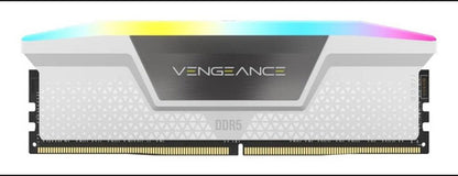 Kit Memoria Ram Corsair Rgb Ddr5 4800mhz 64gb 2x32gb Blanco