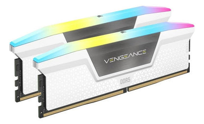 Kit Memoria Ram Corsair Rgb Ddr5 4800mhz 64gb 2x32gb Blanco