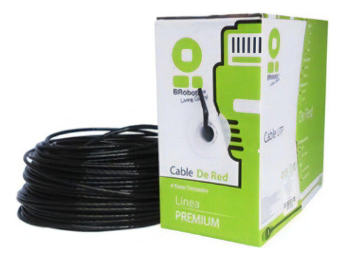 Cable De Red Utp Cat5e Brobotix 305m Exterior Bobina Negro