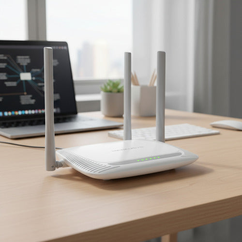 Router Mercusys Fast Ethernet Mw325r 300 Mbit/s, 2.4ghz 5dbi