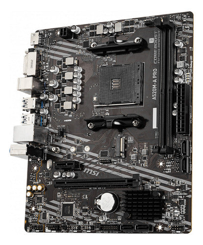 Tarjeta Madre Msi Micro Atx A520m-a Pro, S-am4 64gb Ddr4 Amd