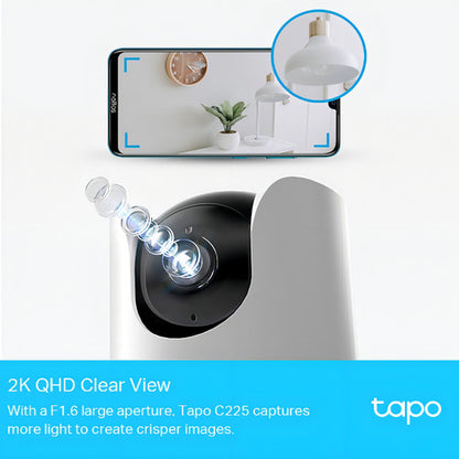 Tp-link Cámara Ip Smart Wifi Ir Interiores Tapo C225 Inalámb