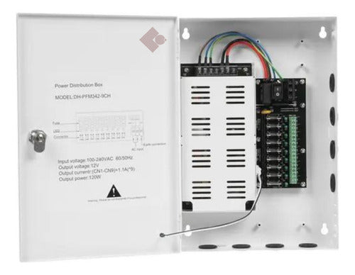 Dahua Fuente De Poder Para Cámaras Dh-pfm342-9ch 9 Canales