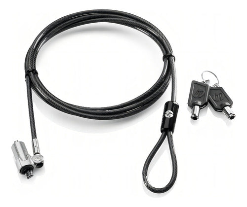 Candado Para Notebook Keyed Cable Lock 10mm 1,8 M T1a62aa Negro
