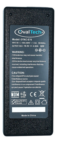 Cargador Ovaltech Otac-e76, 19.5v, 4620mah + Usb