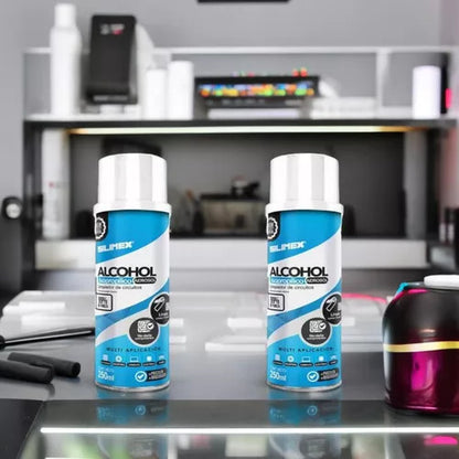 Kit 2 Limpiador Isopropilico Silimex En Aerosol 250ml Azul