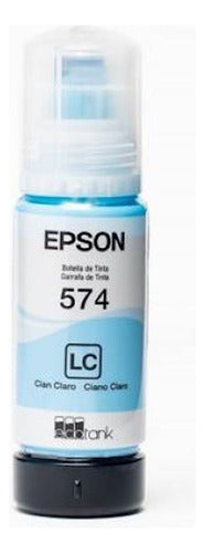 Tanque De Tinta Epson T574 Cian, 70ml, 7.300 Páginas