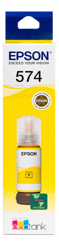 Tanque De Tinta Epson T574 Amarillo, 70ml, 7.300 Páginas