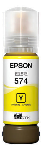 Tanque De Tinta Epson T574 Amarillo, 70ml, 7.300 Páginas