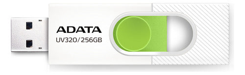 Memoria Usb Adata Uv320, 256gb Usb 3.1 100mb/s Verde/blanco
