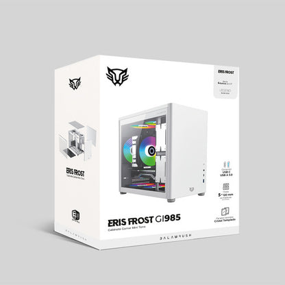 Gabinete Balam Rush Eris Frost Gi985  Micro-tower Blanco