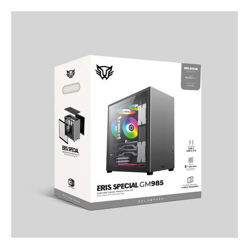 Gabinete Balam Rush Eris Special Gm985 Midi-tower Gris
