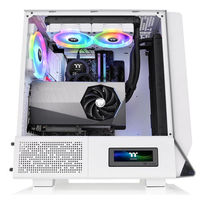Gabinete Thermaltake Ceres 500 Tg Argb Snow Miditower Blanco