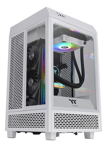 Gabinete Thermaltake The Tower 100  Rgb Mini-tower Blanco