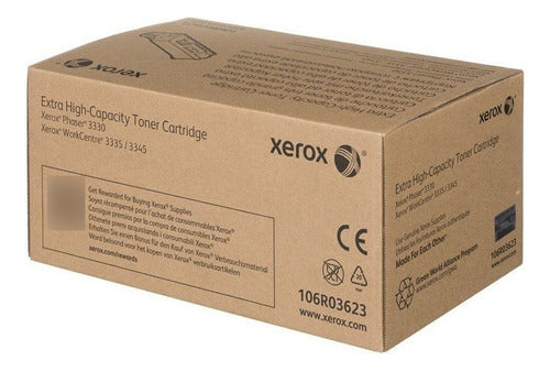 Tóner Xerox 106r03623 Negro, 15.000 Páginas