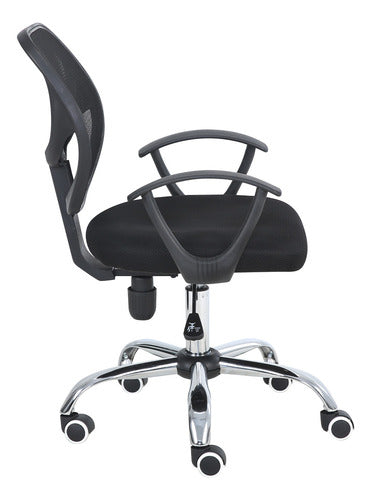 Nextep Silla Ne-650s, Respaldo De Malla, Tela, Negro