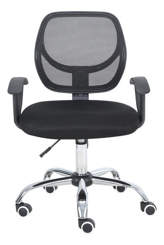 Nextep Silla Ne-650s, Respaldo De Malla, Tela, Negro