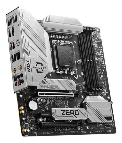 Tarjeta Madre Msi Micro-atx B760m Project Zero S-1700 256gb