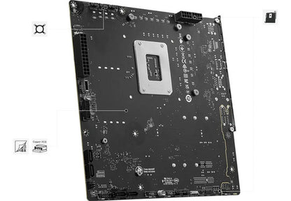 Tarjeta Madre Msi Micro-atx B760m Project Zero S-1700 256gb