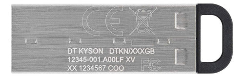 Memoria Usb Kingston Datatraveler Kyson 64gb Usb 3.2 Plata