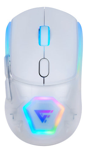 Mouse  Game Factor Óptico Mow700 Bluetooth 26.000dpi Blanco
