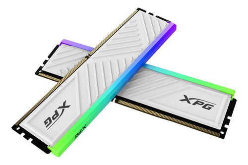 Memoria Ram Xpg Spectrix D35g Rgb Ddr4, 3200mhz, 16gb Blanco