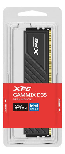Memoria Ram Xpg Gammix D35 Ddr4, 3200mhz, 8gb, Cl16, Xmp
