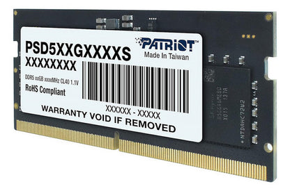 Memoria Ram Patriot Signature Ddr5, 4800mhz, 16gb, So-dimm