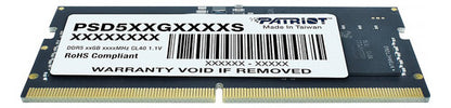 Memoria Ram Patriot Signature Ddr5, 4800mhz, 16gb, So-dimm
