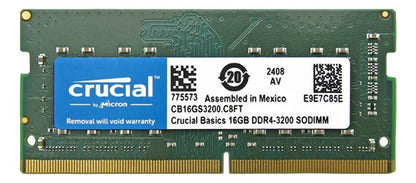 Memoria Ram Crucial Basics Ddr4, 3200mhz 16gb Cl22, So-dimm