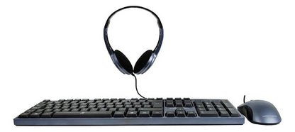 Kit De Teclado, Mouse Y Audífonos Perfect Choice Pc-201700