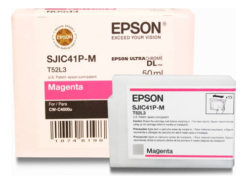 Cartucho Epson C13t52l320 Magenta Original