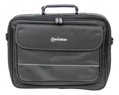Manhattan Maletín Times Square Para Laptop 15.4 , Negro Negro 15.4   Liso