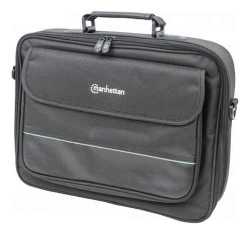 Manhattan Maletín Times Square Para Laptop 15.4 , Negro Negro 15.4   Liso