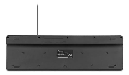 Teclado Slim Getttech Ggk-esmwr-01 Alambrico Hub 2 Usb Port