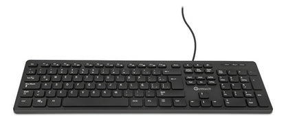 Teclado Slim Getttech Ggk-esmwr-01 Alambrico Hub 2 Usb Port