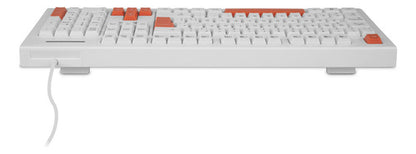 Teclado Getttech Ggk-esmwr-02-wh Alámbrico  Usb Blanco