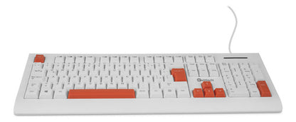 Teclado Getttech Ggk-esmwr-02-wh Alámbrico  Usb Blanco