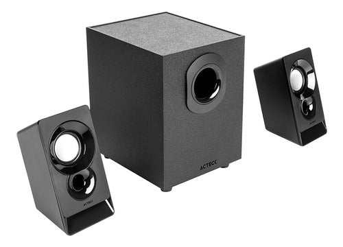 Acteck Bocina Con Subwoofer Elant Act As470 6w Rms 3.5mm Neg