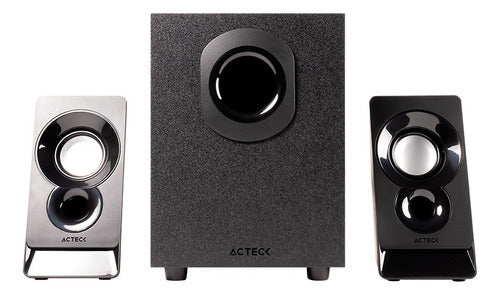 Acteck Bocina Con Subwoofer Elant Act As470 6w Rms 3.5mm Neg