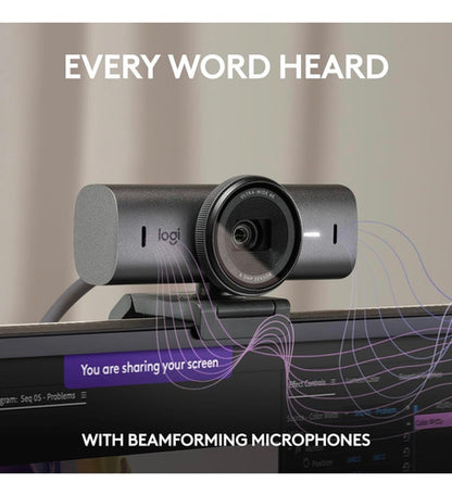 Logitech Webcam Mx Brio Pro 700, 8.5 Mp, 3840 X 2160 Pixeles