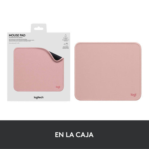 Mousepad Logitech Studio Series, 23 X 20cm, Grosor 2mm, Rosa