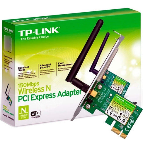 Tp-link Tl-wn781nd Tarjeta Red Pci Express Ieee 802.11b/g/n